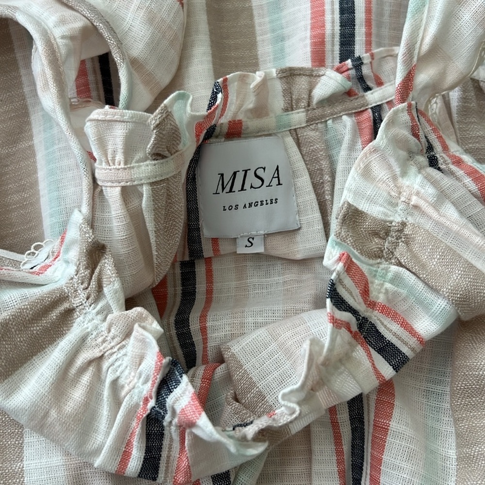 MISA Los Angeles Idonia Stripe Dress Size S - Picture 5 of 14